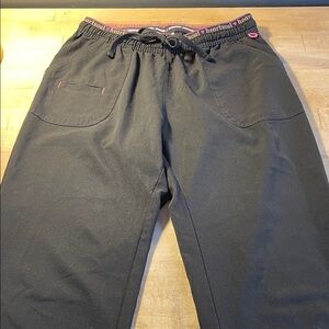 HeartSoul Black Scrub Pants size Small!